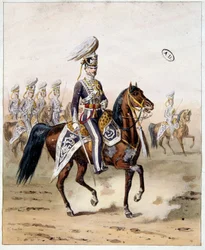 Angielski Armee of India: kawaleria Madrasu