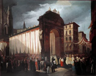 Wejście nowego arcybiskupa Mediolanu 5 grudnia 1847 r. (obraz