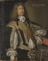 Ernest Gunther de Schleswig Holstein Sonderburg Augustenburg - Portret Ernesta Guenthera (1609-1689), księcia Schleswig-Holstein-Sonderburg-Augustenburg, Anonim . olej na płótnie