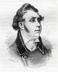 Francois Charles (Francois-Charles) Dulong - francuski prawnik i polityk - 1792-1834 - grawer