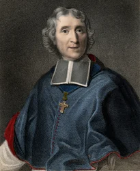 Francois de Pons de Salignac de La Mothe-Fenelon (Mothe Fenelon) 1651-1715 - grawerowanie - XIX wiek