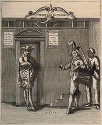 Frontyspicjum „Komedia komików, wiersz nowego wynalazku” Georgesa de Scudery - 1635