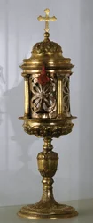 Cyborium ze złotej miedzi