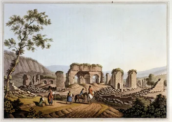 Grecja. Ruiny świątyni Diany (artemidy) w Efezie