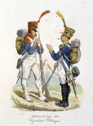 Grenadier i woltyger piechoty liniowej
