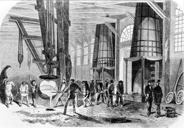 Odlewnia Grenelle w 1885 roku.