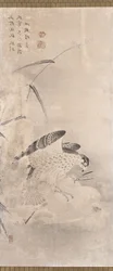 Hawks And Prey (atrament na papierze)
