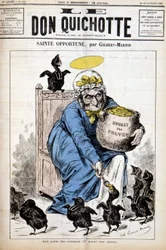 Święta Szansa i budżet kultów: małym wronom daje dojrzałość - w „Le Don Kichot”” z 24.11.1882 r.