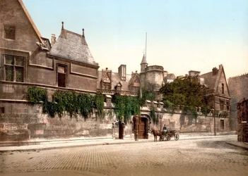 Hotel de Cluny Paris - fotochrom, ok. 1900 r.