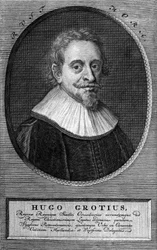 Hugo Grotius (1583-1645) (Huig de Groot), holenderski prawnik i dyplomata.