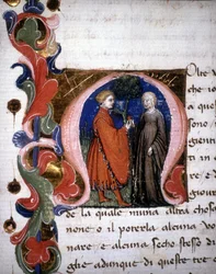 Incipit z „”The Philocolo”” Giovanniego Boccace