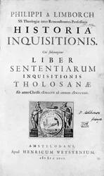 Inkwizycja. Frontyspicjum „Historii Inkwizycji”, Amsterdam 1692.