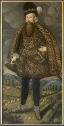 Jean III roi de Suede - Portret króla Szwecji Jana III (1537-1592), Anonim. Olej na płótnie. Wymiar : 195x98 cm. Muzeum Narodowe w Sztokholmie