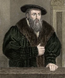 Johannes Kepler (Keppler) 1571-1630 - rycina - XIX wiek