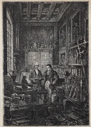 Jonathan Oldenbuck - (Święty Świętych Antykwariusza) - Ilustracja XIX wieku do powieści „Antykarium” autorstwa