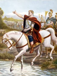 Juliusz Cezar przekracza Rubikon