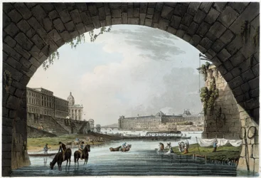 La Monnaie, 4 narody w Paryżu widziane przez J. C. Matsa, wydane przez W. Millera w Londynie, 1806
