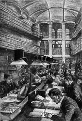 Biblioteka Cujas Szkoły Prawa Paryskiego, Grawerowanie w gazecie „”La jeunesse””
