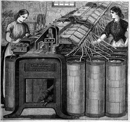 Wielki przemysł angielski: przędzenie bawełny Walter Evans w Anglii w 1863 r. Flotacja bawełny.
