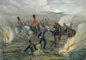 „Życie w obozie przed Sewastopolu. Nr 4 Budzik o północy?, 1854 ok