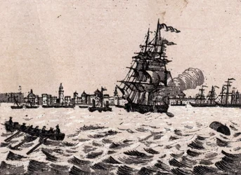 Liverpool, Anglia: widok na port (port, port). w „” Świat ilustruje 168 odsłon”” Niedatowany (koniec XIX wieku)