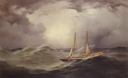 Inflanty po utracie bukszprytu na środku Atlantyku, 1871