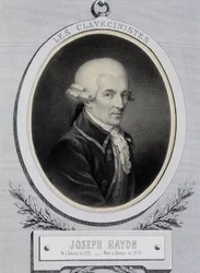 Medalion portret muzyka Franza Josepha Haydna (1732-1809)