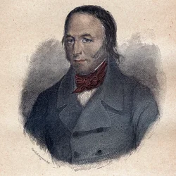 Louis Marie de Lahaye baron następnie wicehrabia de Cormenin (1788 1868) francuski prawnik i broszura polityczna, grawerowanie