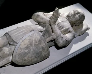 Leżący w Bertrand du Guesclin (1320-1380) Saint Denis. Bazylika.