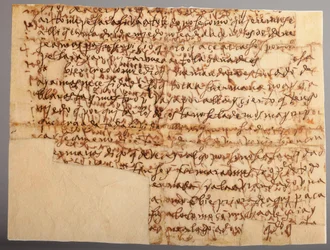 rękopis. List nr 7 do mnichów z Beas de Segura. Papier. Część 2. 18 listopada 1585.