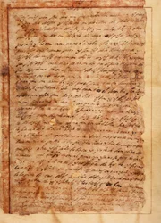 manuscrito. Carta nº 7 aos monges de Beas de Segura. Papel. 18 de novembro de 1585. polonês