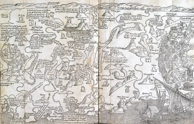 Mapa Palestyny – w „Świętych peregrynacjach” Bernarda de Breydenbach