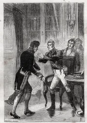 Spotkanie Charlesa Lemercier de Longpre (1778-1854), Barona d