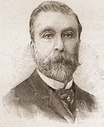 Członkowie Akademii Francuskiej w 1895 r.: portret Ludovica Halevy
