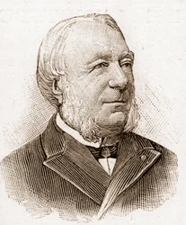 Członkowie Akademii Francuskiej w 1895 r.: portret Marie Louis Antoine Gaston Boissier (1823-1908), francuskiego historyka i filologa.