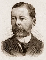 Członkowie Akademii Francuskiej w 1895 r.: portret Paula Thureau Dangina (Thureau-Dangin), francuskiego historyka.