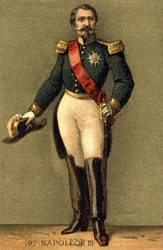 Napoleon III (1808-1873), cesarz Francuzów.