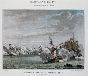 Bitwa morska, du 10 prairial An II (1794) - w „Bitwy morskie Napoleona””