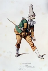 Nivelet in „”les contens”” (od Odeta de turnèbe w 1584), w „”teatrze francuskim w XVI i XVII wieku przed Molierem”” Edouarda Fourniera.