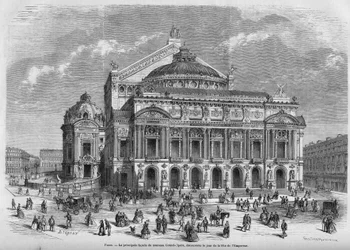 Opera Garnier w 1867 roku.