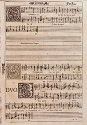 Strona z Liber octo Missarum (1541)