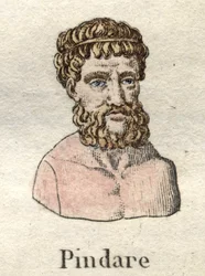 Pindare (518-v. 438 pne), grecki poeta operowy.