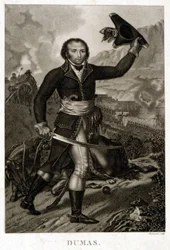 Portret Alexandre Davy Dumas (1762-1806), ojciec Alexandre Dumas Ojciec