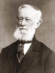 Portret Alfreda Kruppa (1812 - 1887), fotografia w latach 1870 - 1887.
