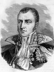 Portret Anne Jean Marie René SAVARY, księcia Rovigo (1774-1833), francuskiego generała i polityka.