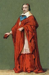 Portret Armanda Jeana Du Plessisa, kardynała de Richelieu (1585-1642)