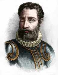 Portret Camoens Luis Vaz de Camoens, portugalski poeta (1525-1580).