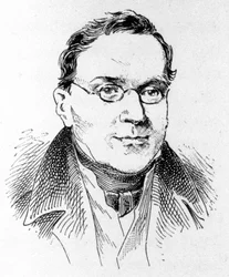 Portret Carla Czernego (1791 - 1857). Wiedeński pianista i kompozytor.