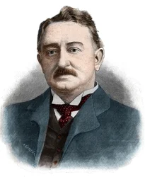 Portret Cecila Johna Rhodesa (1853-1902) Brytyjski biznesmen i administrator kolonialny.