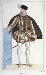 Portret Karola IX (1550 - 1574), króla Francji.